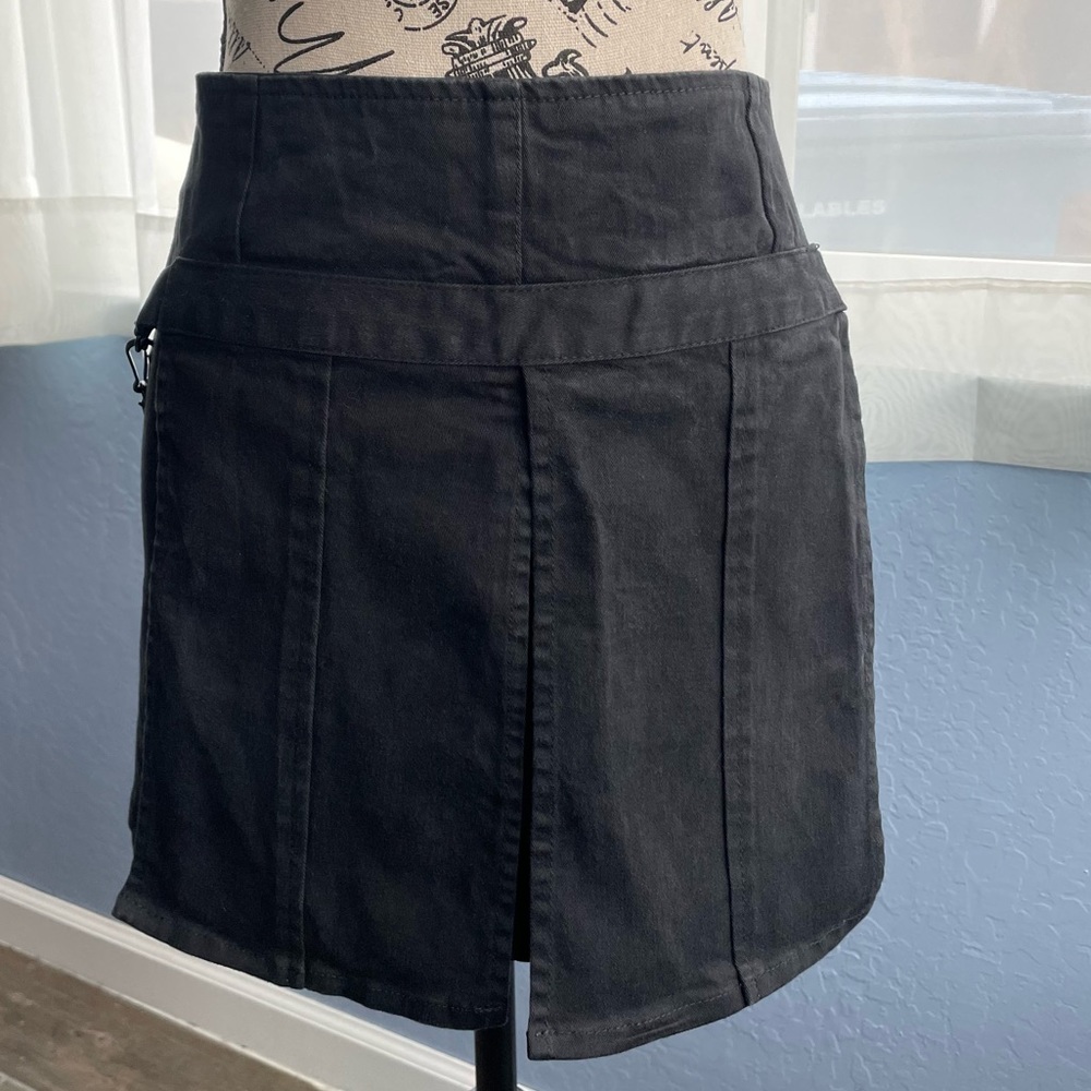 Heavy Red Couture Noir, Black, XL mini skirt